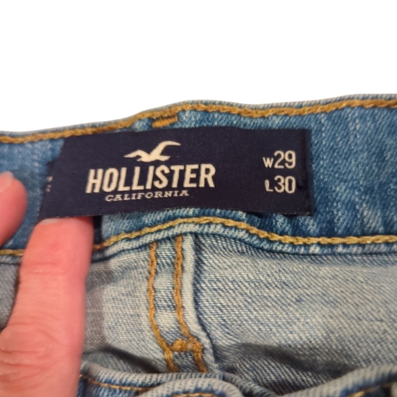 Hollister Light Blue Denim Jeans 29x30 - Picture 3 of 6